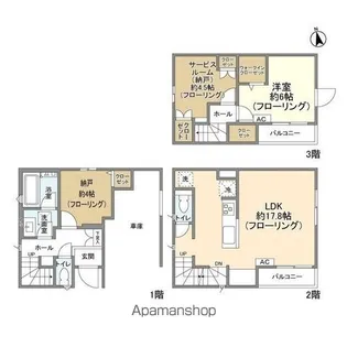 千葉県市川市市川3【一戸建】の間取り