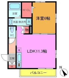 Eternity【3階】の間取り