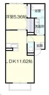 シュールメゾンII【2階】の間取り