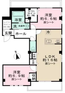 カーサ エレンシア【2階】の間取り