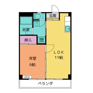 クリスタル【2階】の間取り