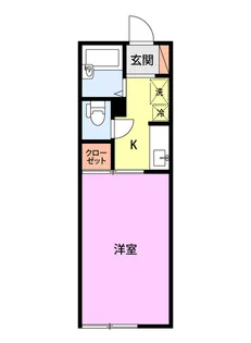 1Kの間取り画像
