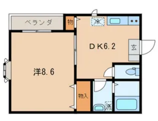 MAISON GRACE【1階】の間取り