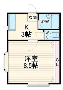 クリーンヴィレッジII【1階】の間取り