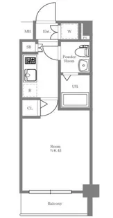 プレール・ドゥーク品川仙台坂【3階】の間取り