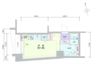ドルチェ東京府中2番館【2階】の間取り