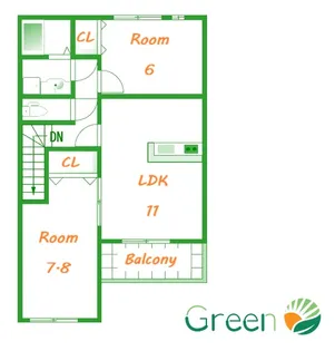 ガーデンコート・N【2階】の間取り
