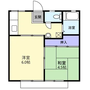 ラインハイム【2階】の間取り