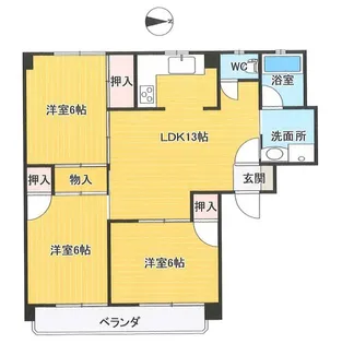 メゾン高崎【2階】の間取り