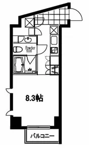 フレンシア麻布十番サウス【6階】の間取り