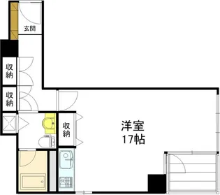 パインヒルズ東白島【5階】の間取り
