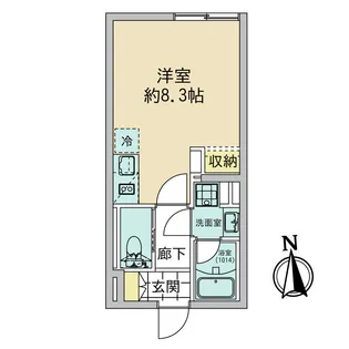FOLSCLASS東蒲田【1階】の間取り