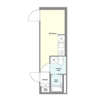 SOLASIAresidence都立大学の間取り