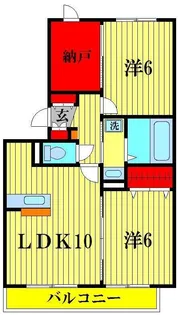 リバーサイドヴィラハピネス【1階】の間取り