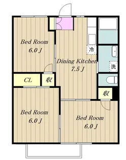 トラッド光【2階】の間取り