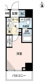 プレール・ドゥーク品川旗の台【5階】の間取り