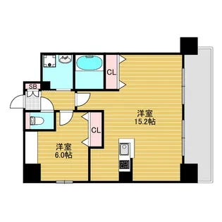 ウィスタリア三国【4階】の間取り