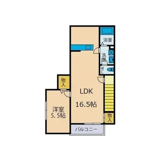 クオーレビナ【1階】の間取り