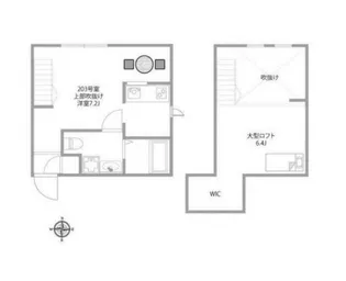 プリマ八王子壱番館【2階】の間取り