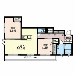 パルコ・ラート【3階】の間取り