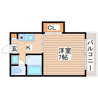 ジョイフル荒町【3階】の間取り