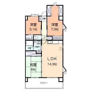 グリーンハイム5【2階】の間取り
