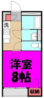 ライフ高坂【2階】の間取り