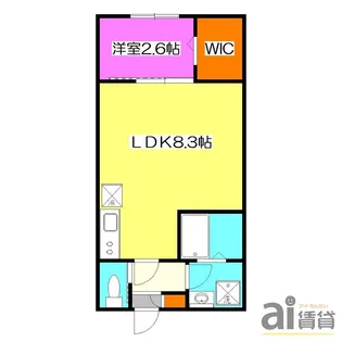 東京都東村山市秋津町1【アパート】の間取り