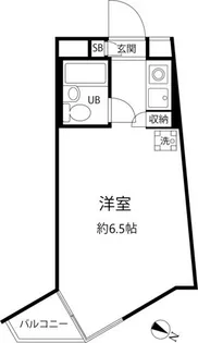 エスポワール中目黒【1階】の間取り