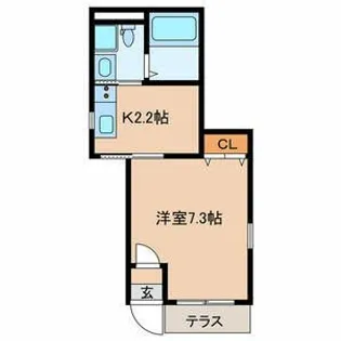 東京都新宿区上落合3【マンション】の間取り