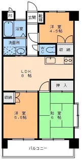 コーポラスSAYA【2階】の間取り