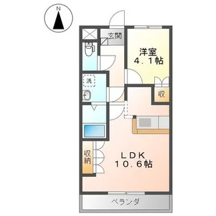 エスタージ・ヒルズ【2階】の間取り