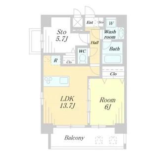 ユナイト【12階】の間取り