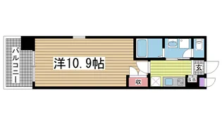 エスライズ新神戸【12階】の間取り