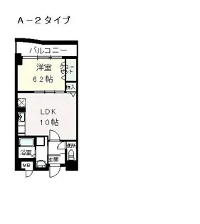 ラポール西大島 ウエスト【5階】の間取り