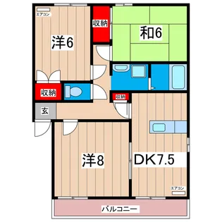 シルエーラ【1階】の間取り