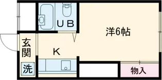 ハースサイド中垣内【1階】の間取り