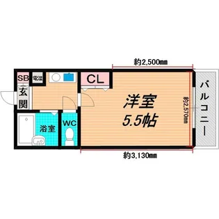 エムロード蒲生【3階】の間取り