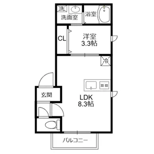 Starhills II【3階】の間取り