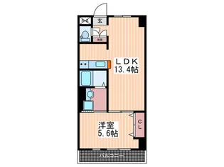 グレースコート東海田【2階】の間取り