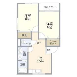 ルーセントA【2階】の間取り