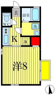 コーポメルシィ【1階】の間取り