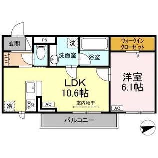 Belle Demeure【3階】の間取り