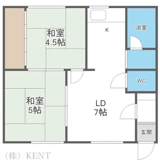 アムクレスト発寒【3階】の間取り