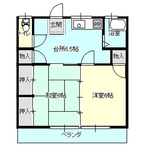 メイプルハウス【2階】の間取り