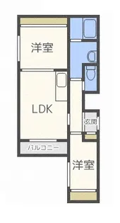 メゾンド桜【1階】の間取り