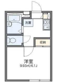 レオパレスグレイスガーデン【1階】の間取り