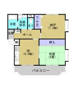 コンフォートエース【2階】の間取り
