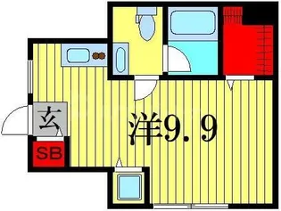 アリュイッテ柴又【3階】の間取り