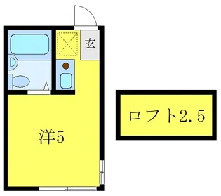 パトリエ本蓮沼【2階】の間取り
